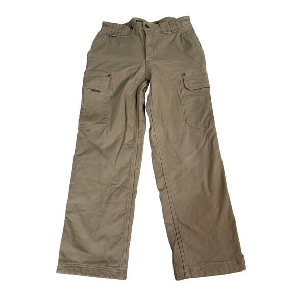 Duluth Trading Co. Lined Cargo Pants Men's 34X29 Tan - Picture 1 of 8